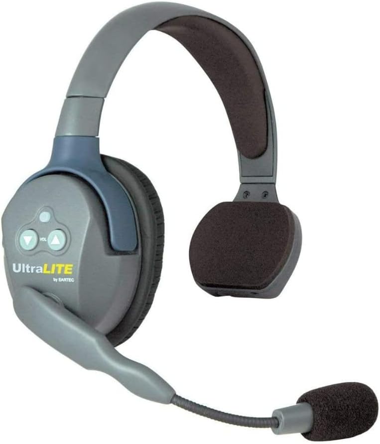 Eartec UL4S UltraLITE Full Duplex Wireless Headset Communication for 4 Users - 4 Single Ear Headsets : Electronics