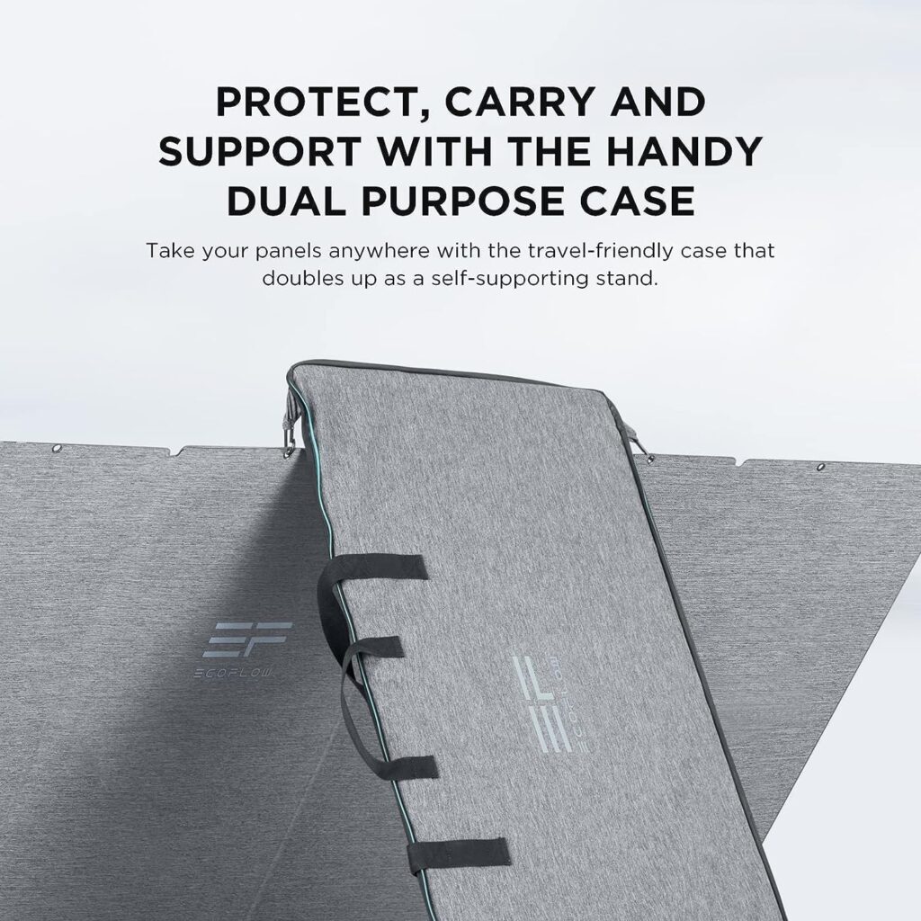 EF ECOFLOW Solar Generator 120V/3.6kWh DELTA Pro with 4x400W Portable Solar Panel, 23% High-Efficiency, 5 AC Outlets, 3600W Portable Power Station for Home Use Emergency Blackout Camping RV