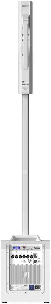Electro-Voice Evolve 30M White Compact Column Loudspeaker System (Pair) with 2X EVOLVE30M-SUBCVR Soft Cover Bundle