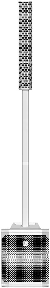 Electro-Voice Evolve 30M White Compact Column Loudspeaker System (Pair) with 2X EVOLVE30M-SUBCVR Soft Cover Bundle