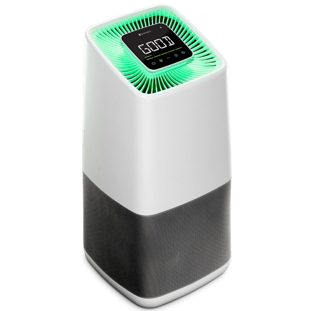Greentech Environmental pureAir Active HEPA+ Pro with ODOGard® - Odor Eliminator and Air Purifiers for Home, Office, and Bedroom, Up to 1375 Square Feet, Neutralizes Tough Odors, Easy Set Up