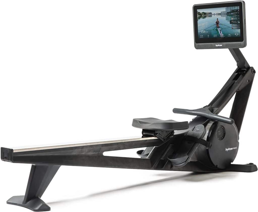Hydrow Wave Rowing Machine with 16 HD Touchscreen Speakers - Foldable | Live Home Workouts, Subscription Required