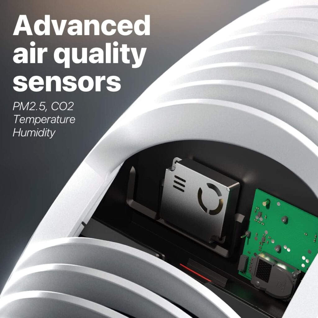 IQAir Atem X Air Purifier for Large Room in Home, Kitchen, Living Room, Office up to 1650 sq. ft., HyperHEPA Filters Viruses, Bacteria, Allergies, Asthma, Mold, Pets, Dust, Odor; Made in Germany