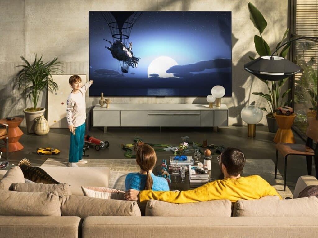 LG 97-Inch Class OLED evo Gallery Edition G2 Series Alexa Built-in 4K Smart TV (OLED97G2PUA, 2022) Sound Bar with Surround Speakers S95QR - 9.1.5 Channel, Home Theater Audio with Dolby Atmos