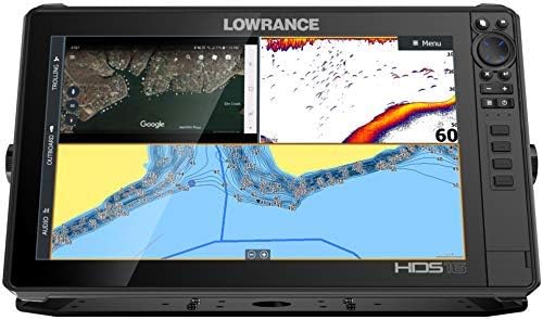 Lowrance HDS-Live Fish Finder, Multi-Touch Screen, Live Sonar Compatible, Preloaded C-MAP US Enhanced Mapping Lowrance HDS-Live Fish Finder, Multi-Touch Screen, Live Sonar Compatible, Preloaded C-MAP US Enhanced Mapping