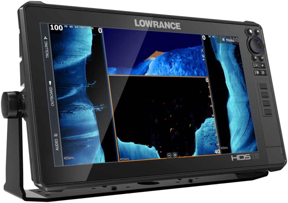 Lowrance HDS-Live Fish Finder, Multi-Touch Screen, Live Sonar Compatible, Preloaded C-MAP US Enhanced Mapping Lowrance HDS-Live Fish Finder, Multi-Touch Screen, Live Sonar Compatible, Preloaded C-MAP US Enhanced Mapping