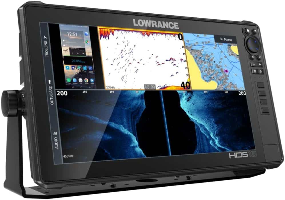Lowrance HDS-Live Fish Finder, Multi-Touch Screen, Live Sonar Compatible, Preloaded C-MAP US Enhanced Mapping Lowrance HDS-Live Fish Finder, Multi-Touch Screen, Live Sonar Compatible, Preloaded C-MAP US Enhanced Mapping