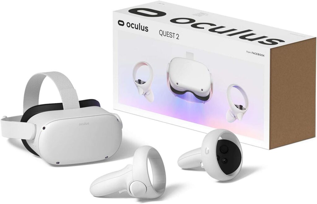 Oculus Quest 2 256GB Advanced All-in-One Virtual Reality VR Headset Set, White