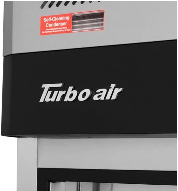 Turbo Air M3F47-2-N commercial kitchen upright freezer, self cleaning, LED lighting, self-diagnostic system, smart defrost (2) Door (42.1 Cu. Ft)