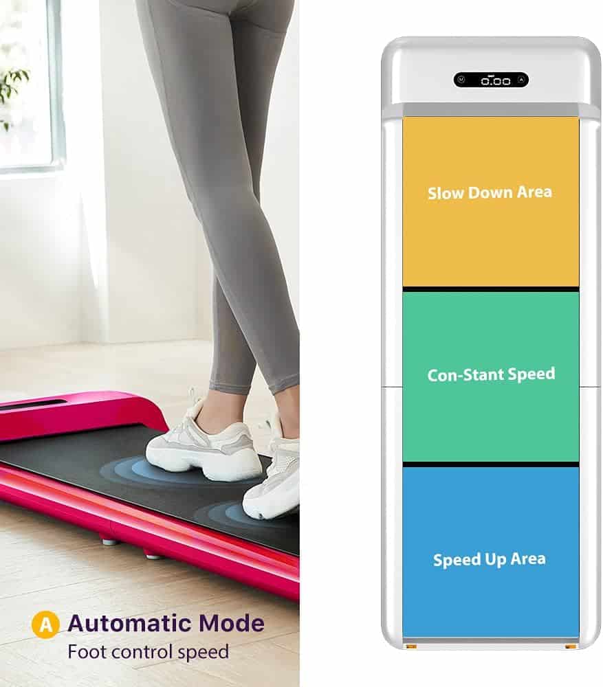 WALKINGPAD S1 Folding Treadmill Foldable Walking Pad Ultra Slim Smart Fold Free Installation Gym Running Device for Home Office Under Desk 0-3.72MPH C2