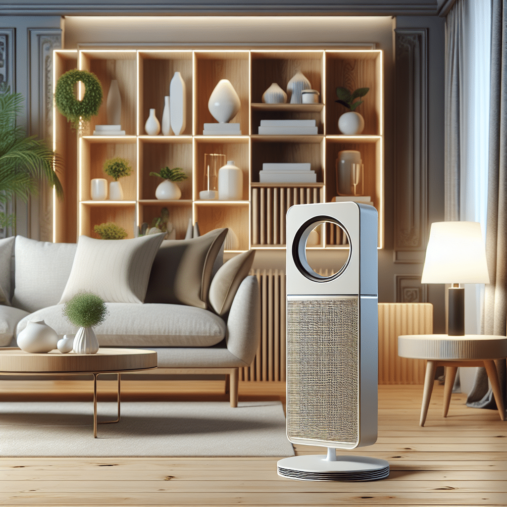 AROEVE Air Purifiers for Home, HEPA Air Purifiers Air Cleaner For Smoke Pollen Dander Hair Smell Portable Air Purifier with Sleep Mode Speed Control For Bedroom Office Living Room, MK01- White