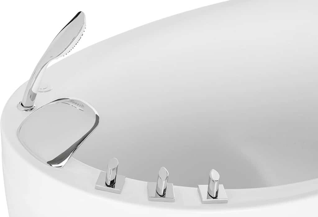 Empava Acrylic Whirlpool Bathtub Hydro-massage Soaking SPA Chromatherapy Jets Tub 59JT011
