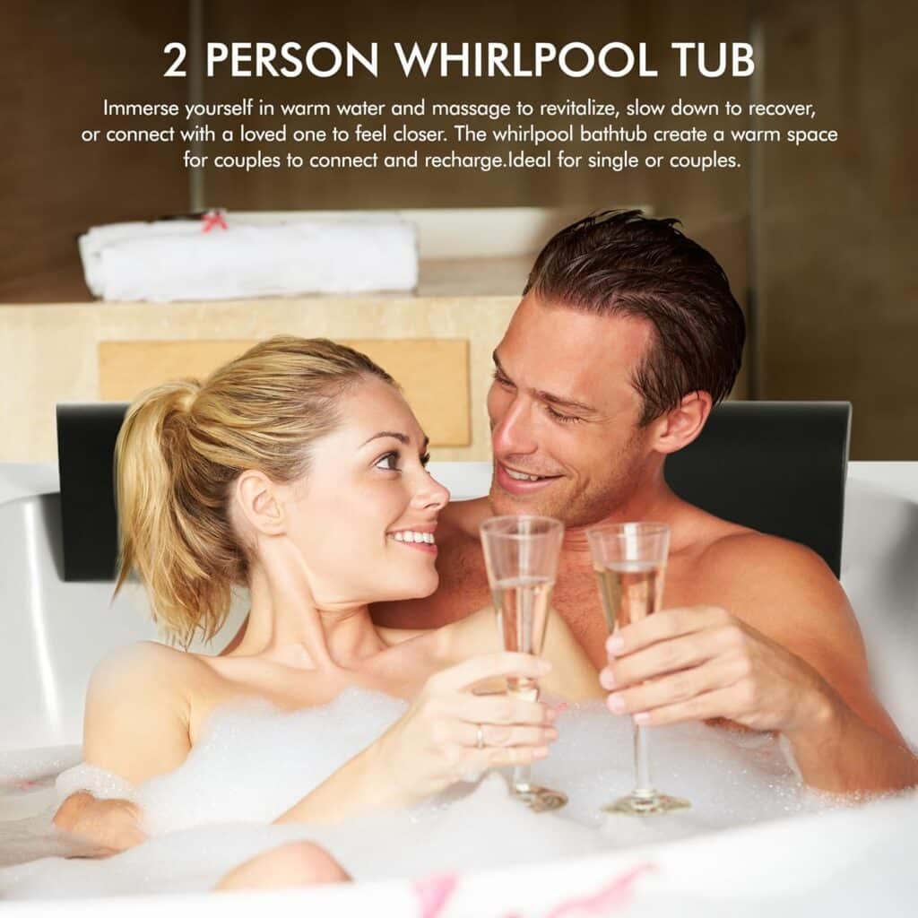 Empava Whirlpool Bathtub 71 Inch,2 Person Whirlpool Tubs With 16 Jets,Jetted Bathtub,Acrylic SPA Bath Tub,Hydro Massage Bathtub With Right Drain,3-Side Apron,White Empava Whirlpool Bathtub 71 Inch,2 Person Whirlpool Tubs With 16 Jets,Jetted Bathtub,Acrylic SPA Bath Tub,Hydro Massage Bathtub With Right Drain,3-Side Apron,White