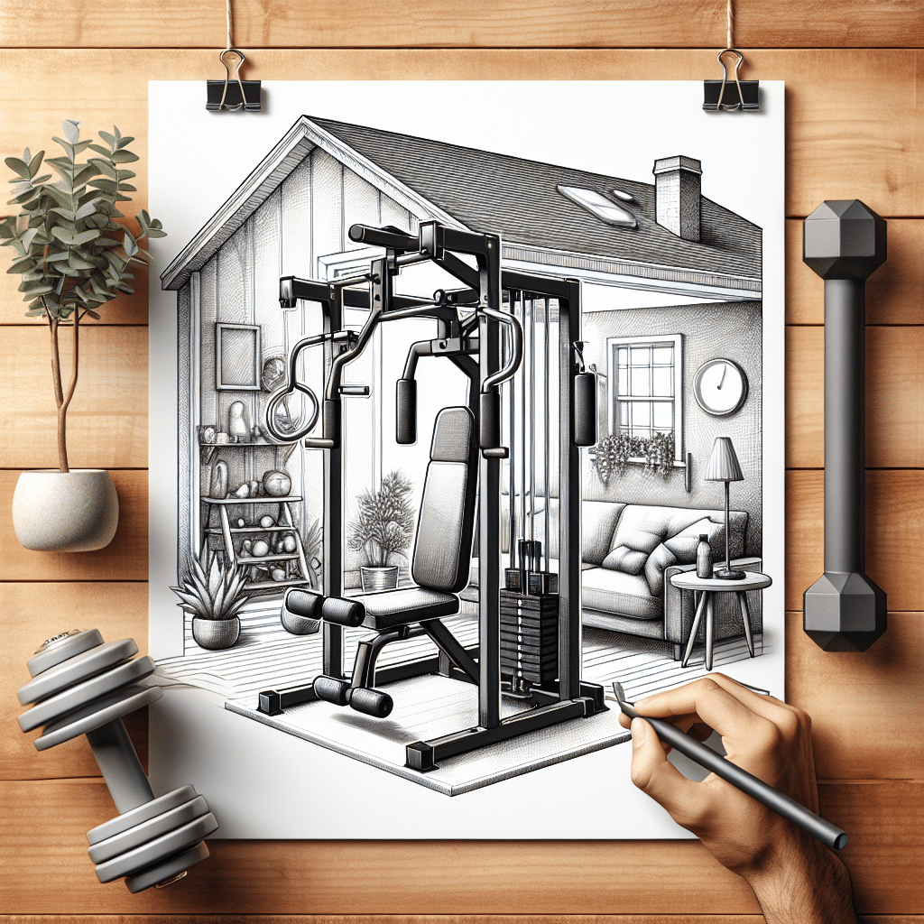 EVO Gym - Portable Home Gym Strength Training Equipment, at Home Gym | All in One Gym - Resistance Bands, Base Holds Gym Bar  Handles for Travel | Portable Gym  Home Exercise Equipment