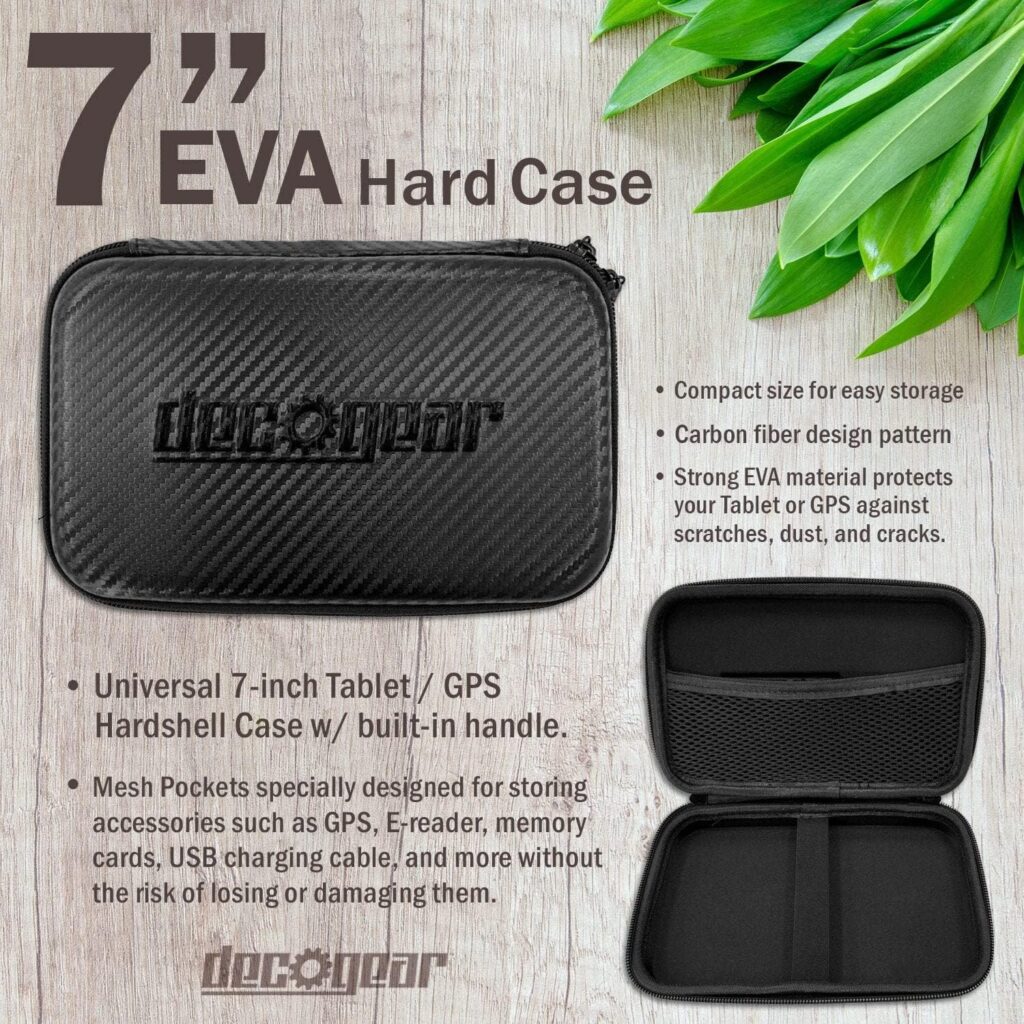 Garmin DriveSmart 55  Traffic 5.5 Display GPS Navigator with 7 EVA Case Bundle