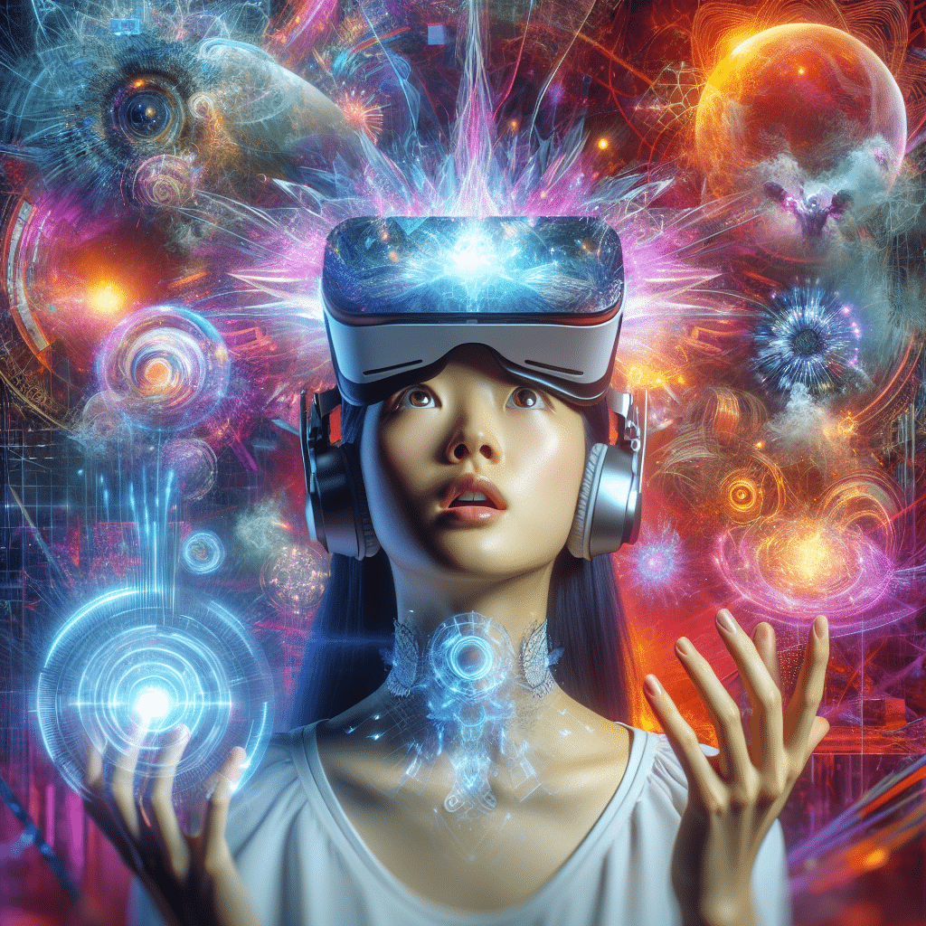 Immersive Experience with AR Augmented Reality Headset