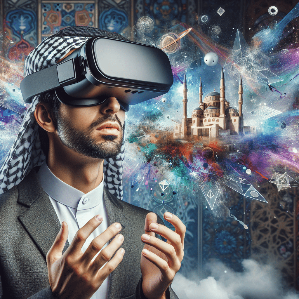 Immersive Experience with AR Augmented Reality Headset