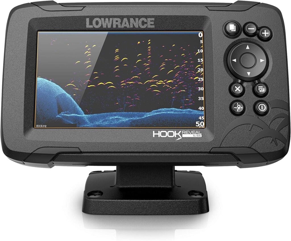 Lowrance HOOK Reveal 5 Inch Fish Finders with Transducer