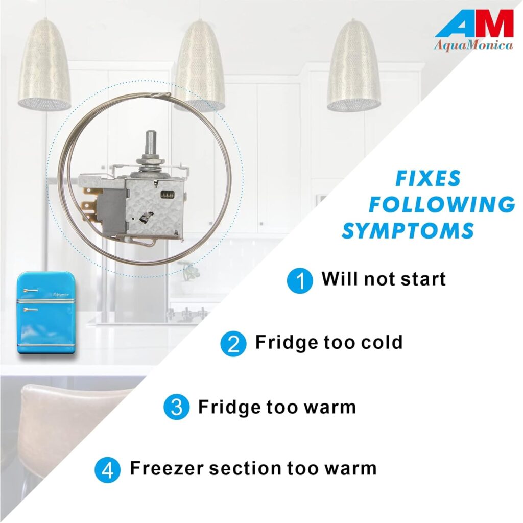 Refrigerator Freezer Thermostat WDF18K-923 Replaces for Haier Thermostat and Mini Fridge Thermostat