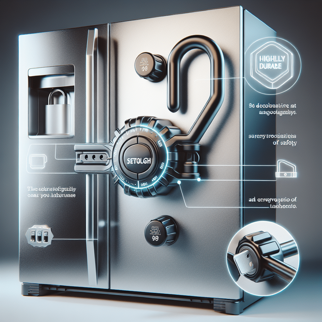 SETOLGH Fridge Lock,Refrigerator Lock for Kids,Cabinet Locks for Babies,Child Drawer Locks,Freezer Door Lock for Safety Proof for Toddlers, Prevent Baby be Clamping(White 1 Pack)