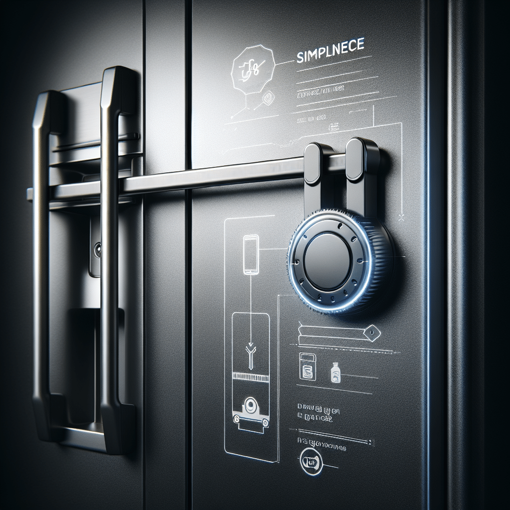 SETOLGH Fridge Lock,Refrigerator Lock for Kids,Cabinet Locks for Babies,Child Drawer Locks,Freezer Door Lock for Safety Proof for Toddlers, Prevent Baby be Clamping(White 1 Pack)