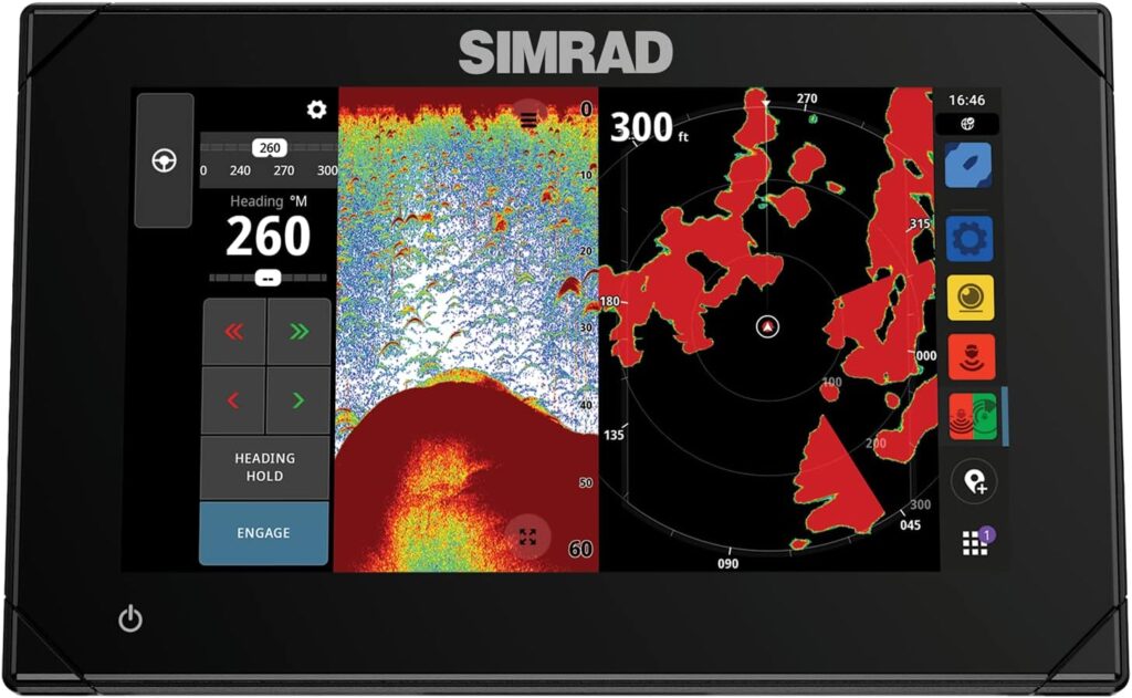 Simrad NSX Smart Chartplotter  Fish Finder with C-MAP Discover X Charts
