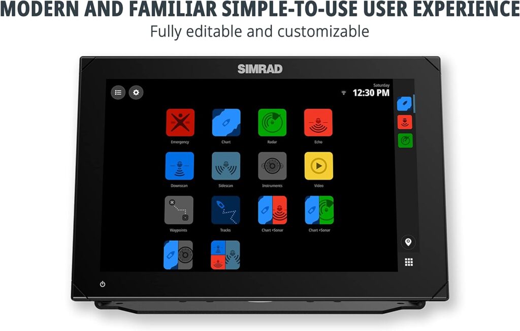 Simrad NSX Smart Chartplotter  Fish Finder with C-MAP Discover X Charts