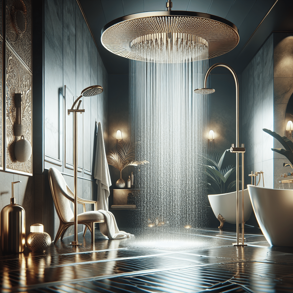 Veken 12 Inch High Pressure Rain Shower Head Combo with Extension Arm- Wide Rainfall Showerhead with 5 Handheld Water Spray - Adjustable Dual Showerhead with Anti-Clog Nozzles - Silver Chrome