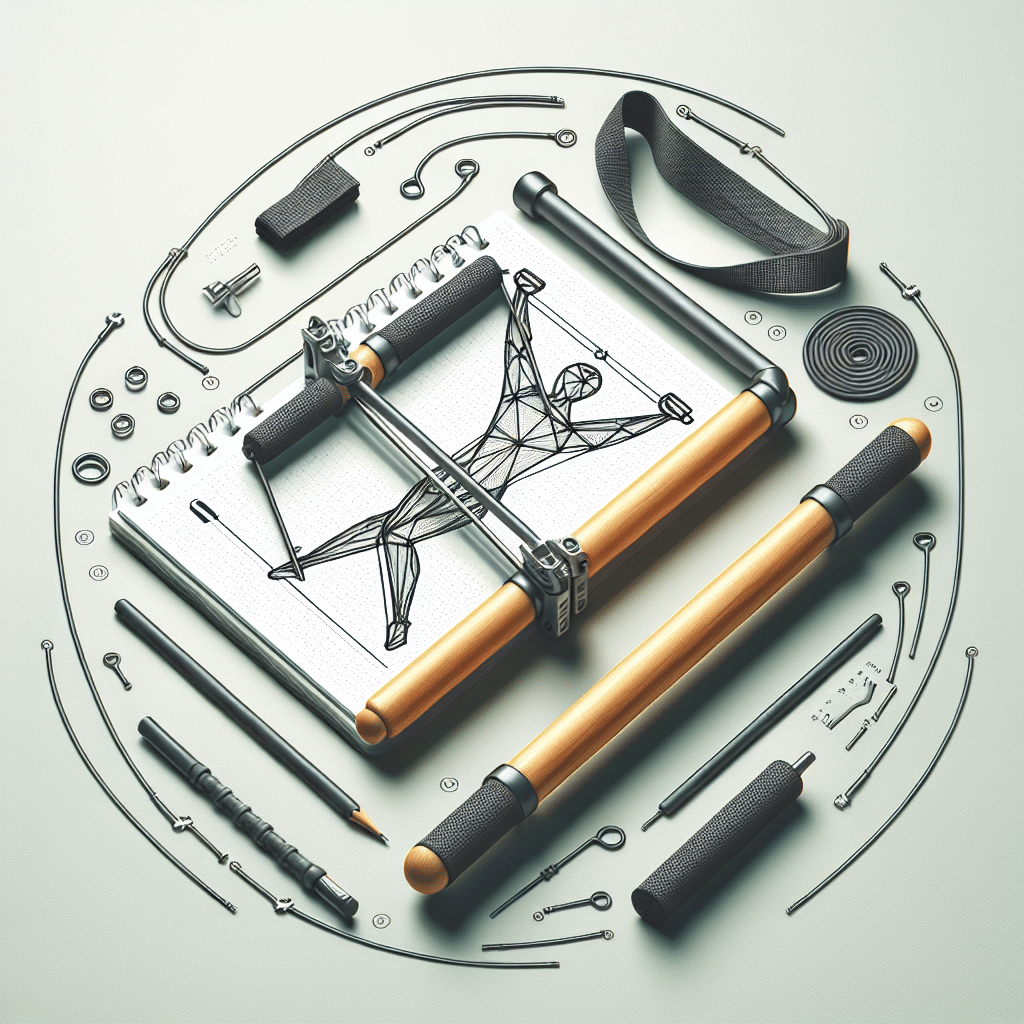 WeluvFit Pilates Bar Kit with Resistance Bands, Exercise Fitness Equipment for Women  Men, Home Gym Workouts Stainless Steel Stick Squat Yoga Pilates Flexbands Kit for Full Body Shaping