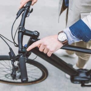 Photo Adjustable handlebars